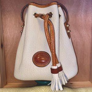 Dooney & Bourke Vintage Tassel Crossbody, Tan